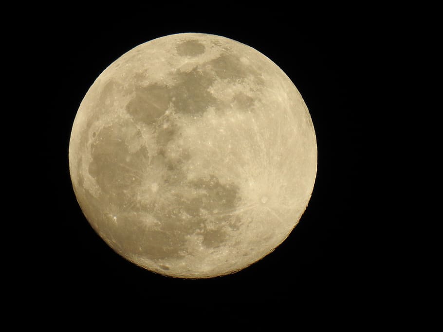 grey moon, space, outer space, outdoors, universe, night, nature HD wallpaper