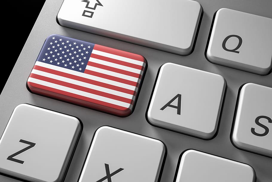 Computer Keyboard, technology, digital, flag, flags, online, communication HD wallpaper