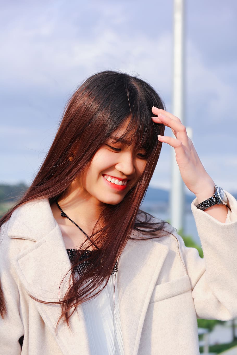 Smiling Woman, beautiful, beauty, person, pretty, young adult HD wallpaper