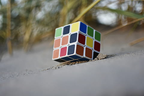 rubik's cube, hobby, puzzle, skill, difficult, game, play, tricky HD wallpaper
