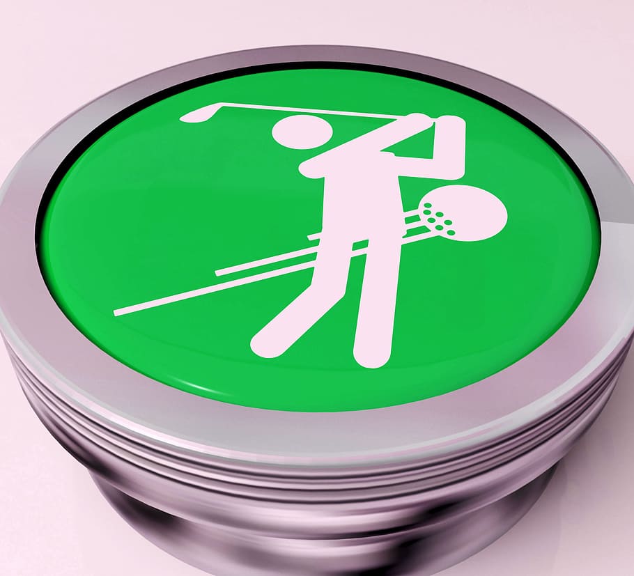 Golf Switch Meaning Golfer Club Or Golfing, button, clock golf HD wallpaper