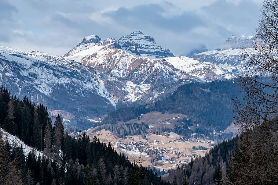 icy mountain scenery, snow, winter, cold temperature, scenics - nature HD wallpaper