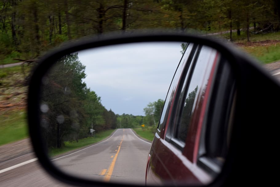 united states, walker, trees, cloudy, cloudy day, forest, road trip HD wallpaper