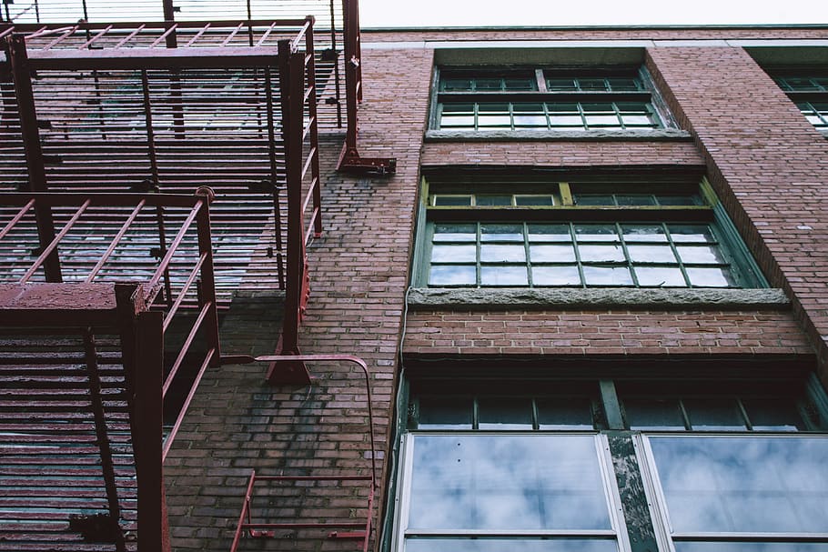 building, architecture, stairs, bricks, bristol, rhode island HD wallpaper