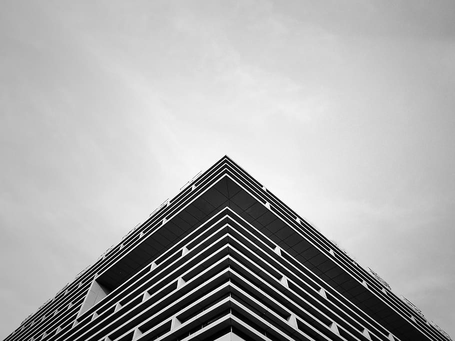 built structure, sky, low angle view, architecture, building exterior HD wallpaper