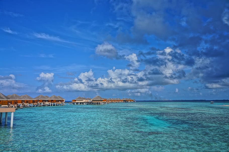 maldives, badu, water, summer, beach, coastal, travel, landscape HD wallpaper