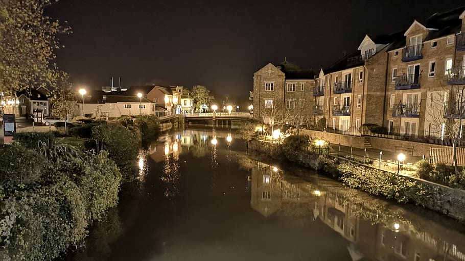 castle, architecture, building, fort, ditch, moat, water, outdoors HD wallpaper