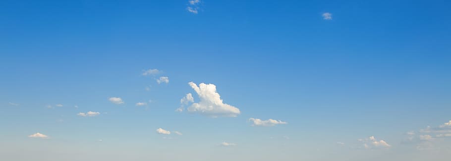 air, atmosphere, background, beautiful, blue, blue-sky, bright HD wallpaper