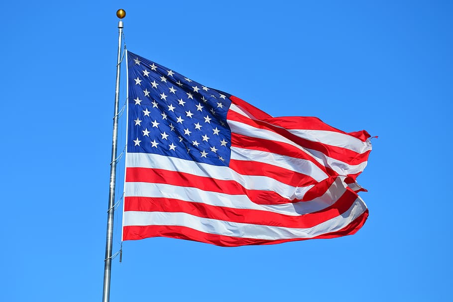 Person Showing Usa Flag, administration, American flag, country