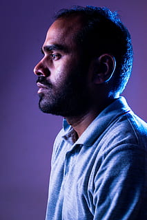 man facing toward his right side, person, human, people, bengaluru HD wallpaper