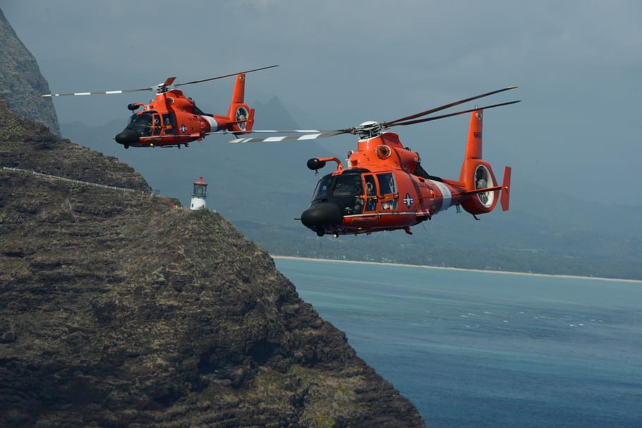 helicopters, mh-65, dolphin, search and rescue, sar, twin-engine