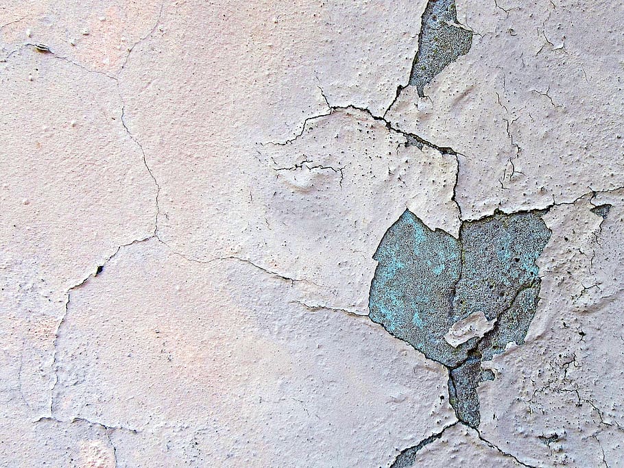 cracked concrete surface, textured, backgrounds, built structure HD wallpaper