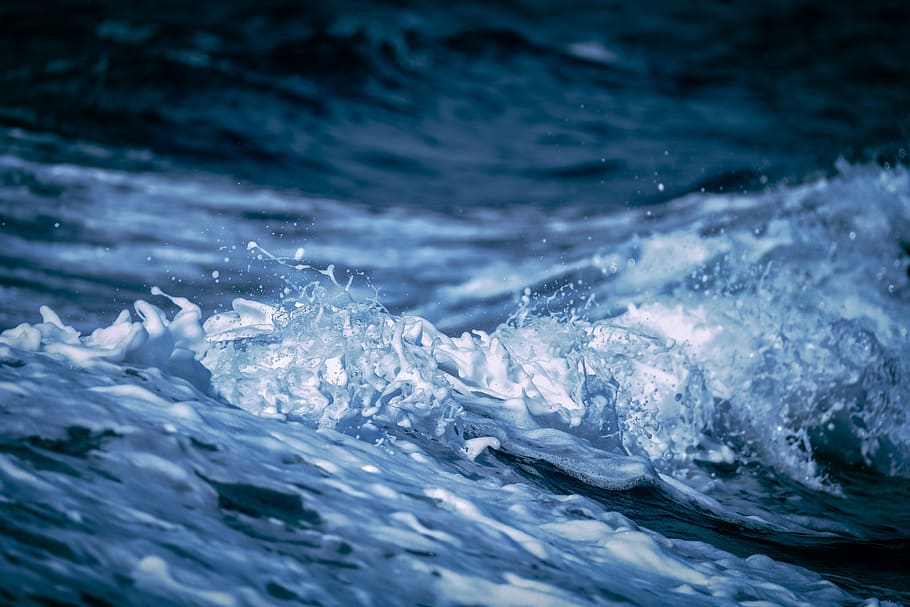 Sea Water, body of water, h2o, ocean, wave, motion, waterfront HD wallpaper