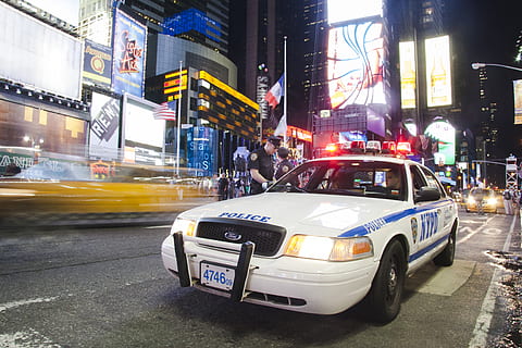 white Ford Crown Victoria sedan on road at nighttime, car, automobile HD wallpaper