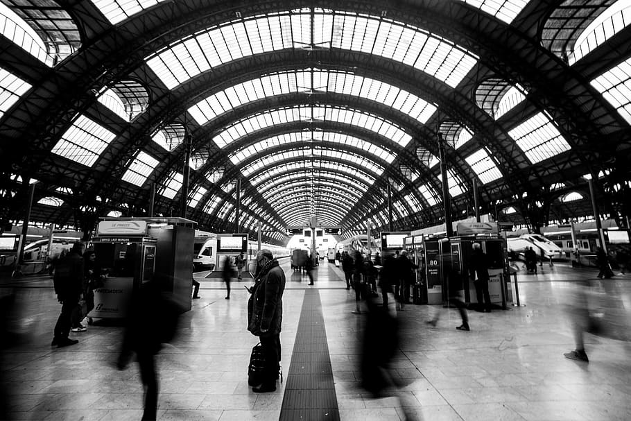 people inside building, human, person, architecture, shoe, apparel HD wallpaper