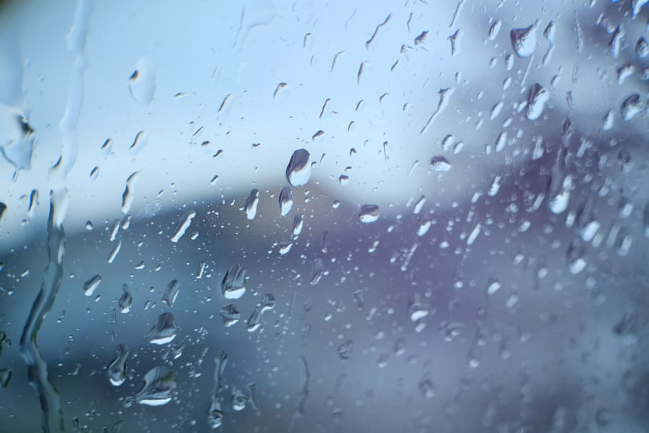 rain, raindrop, wet, water, raindrops, window, droplets, rainy