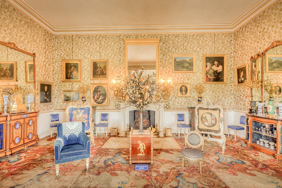 burton constable hall, halls, interior, interiors, inside, architecture HD wallpaper