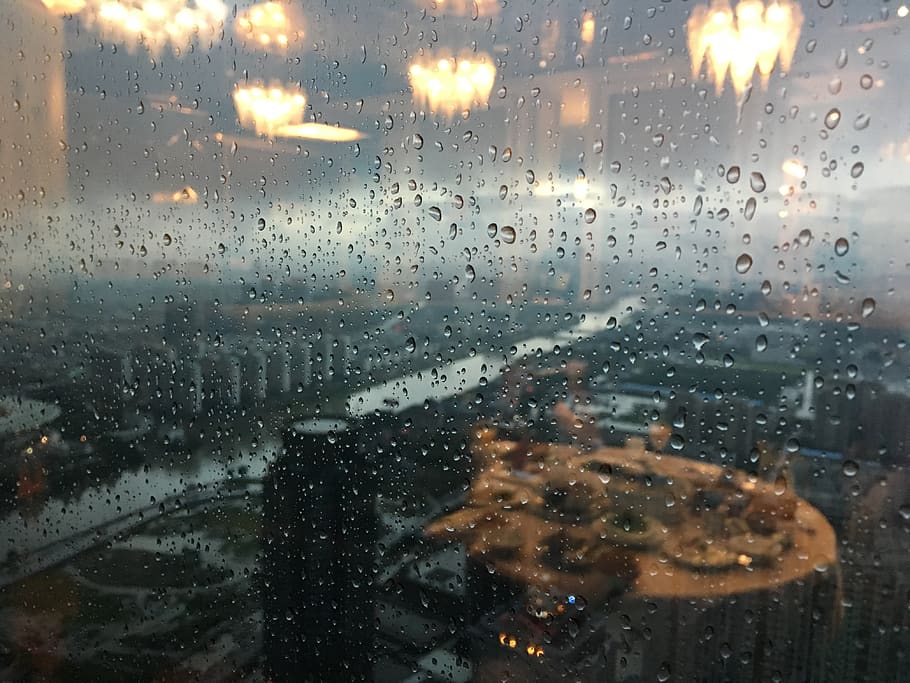 china, suzhou, glass - material, wet, window, transparent, rain HD wallpaper