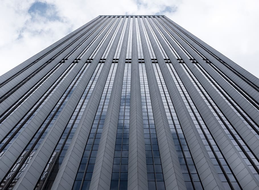 Aon Center, architecture, blue, building, business, chicago, city HD wallpaper