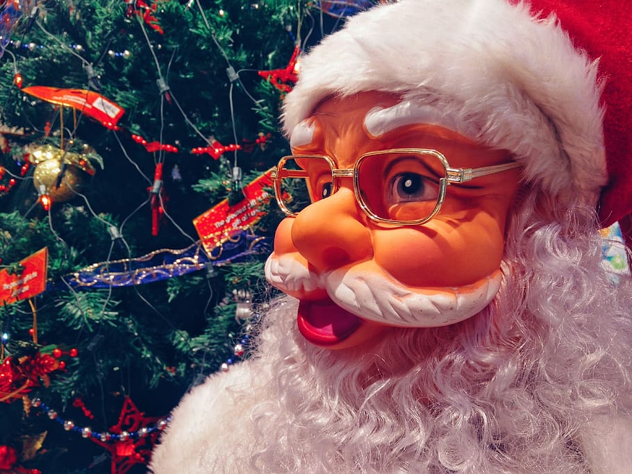 christmas, santa, holiday, celebration, representation, close-up HD wallpaper