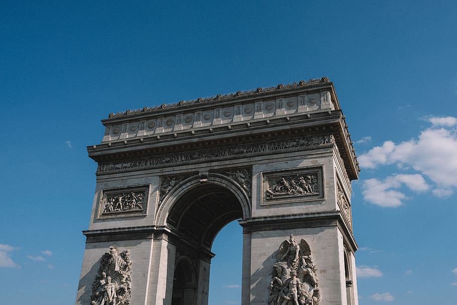 Arc de Triomphe, monument, architecture, france, paris, building, HD wallpaper