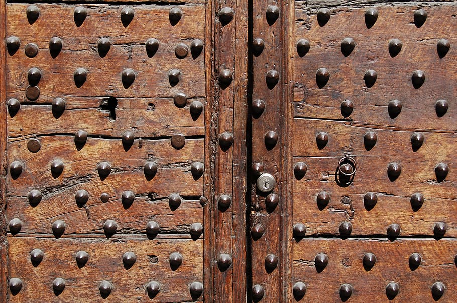 door, full frame, backgrounds, brown, wood - material, no people HD wallpaper