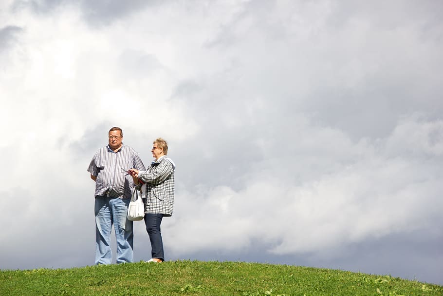 old, elderly, travel, sky, two, adult, wife, male, people, caucasian HD wallpaper