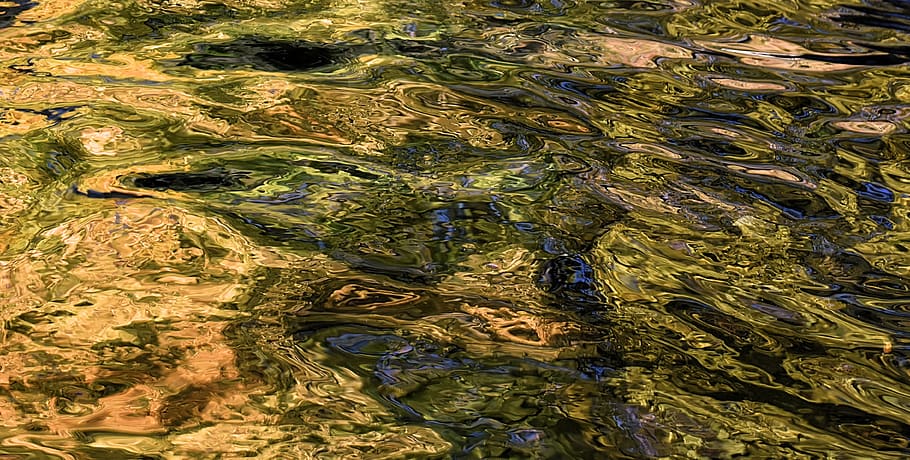background image, water, movement, mirroring, surface, full frame HD wallpaper