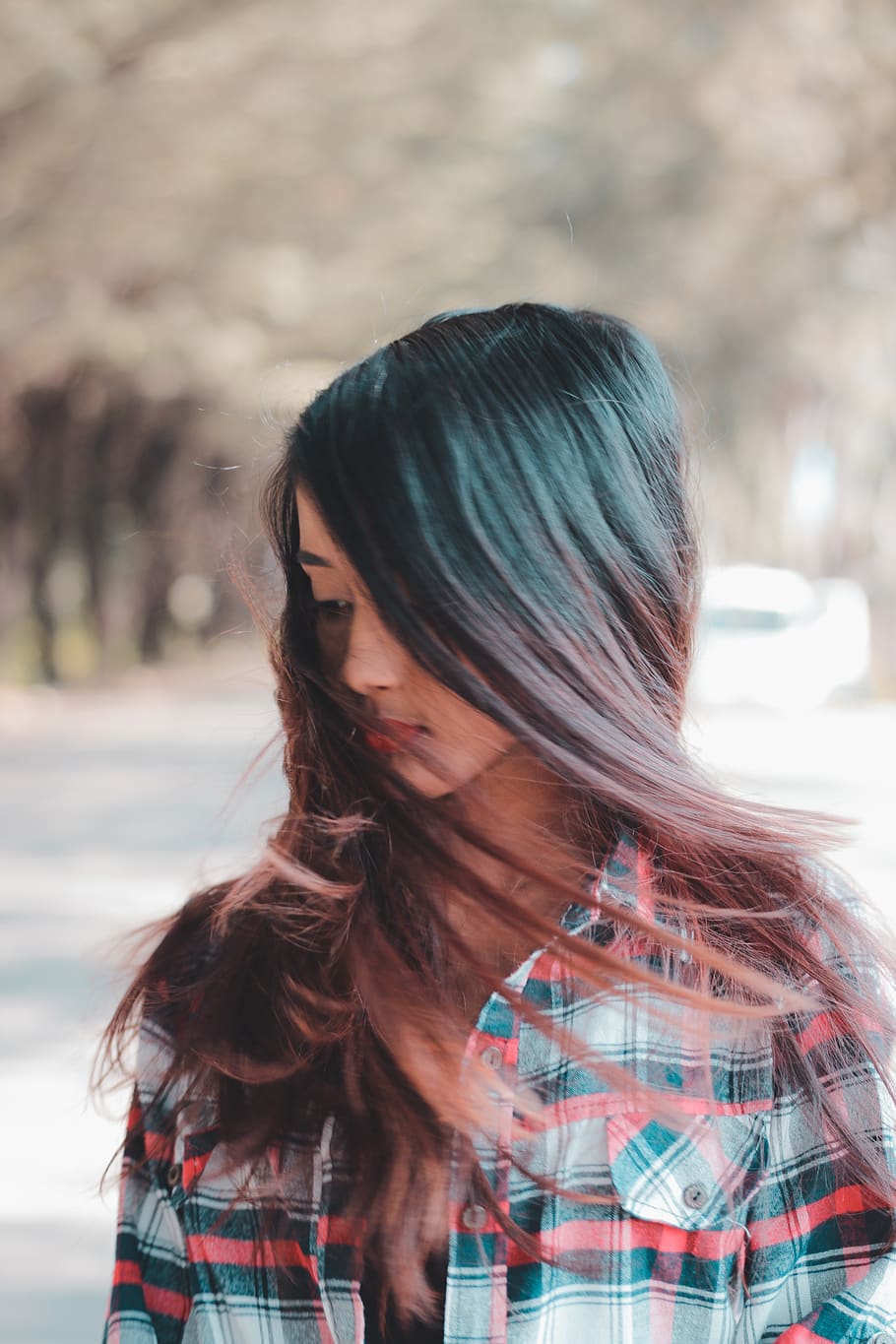 maldives, one person, long hair, hairstyle, focus on foreground HD wallpaper