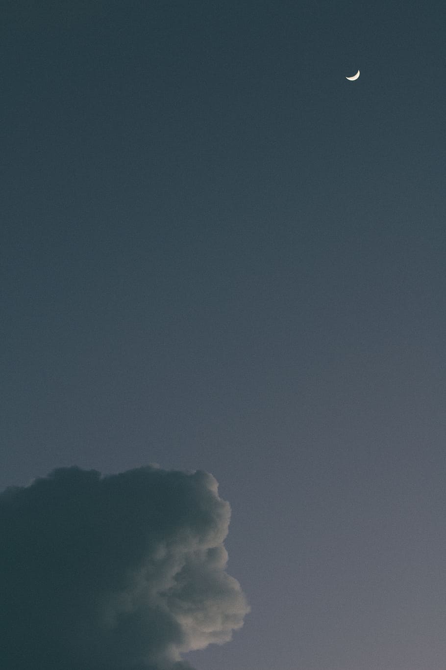 moon, cloud, dusk, sky, beauty in nature, cloud - sky, scenics - nature HD wallpaper