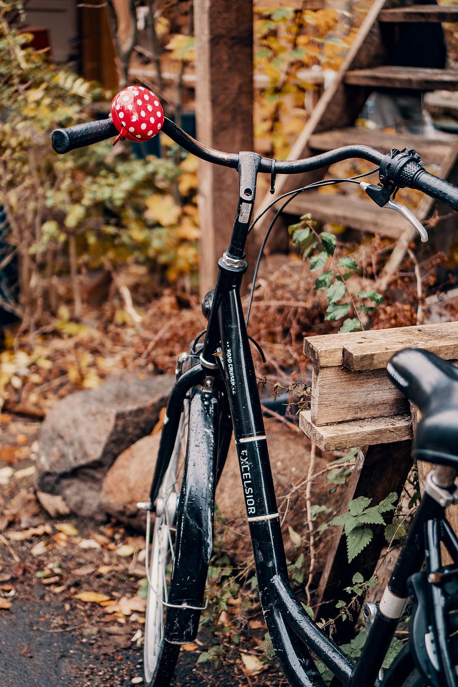 black mountain bike, bicycle, vehicle, transportation, nordområdet 200 HD wallpaper