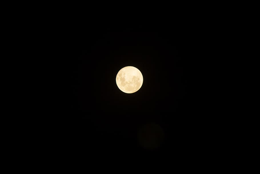 nature, outdoors, night, moon, astronomy, space, universe, outer space HD wallpaper