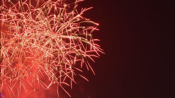 fireworks, celebration, sky, light, fourth of july, motion HD wallpaper