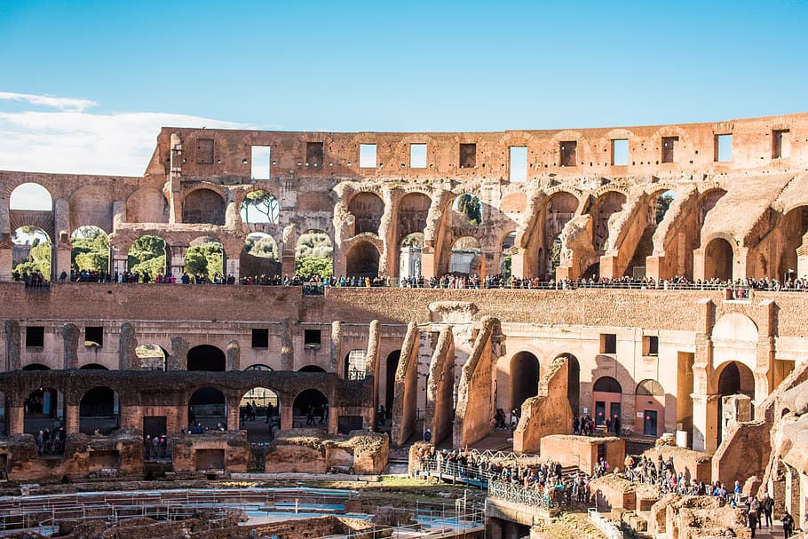 The Colosseum, Rome, housing, architecture, building, monastery HD wallpaper