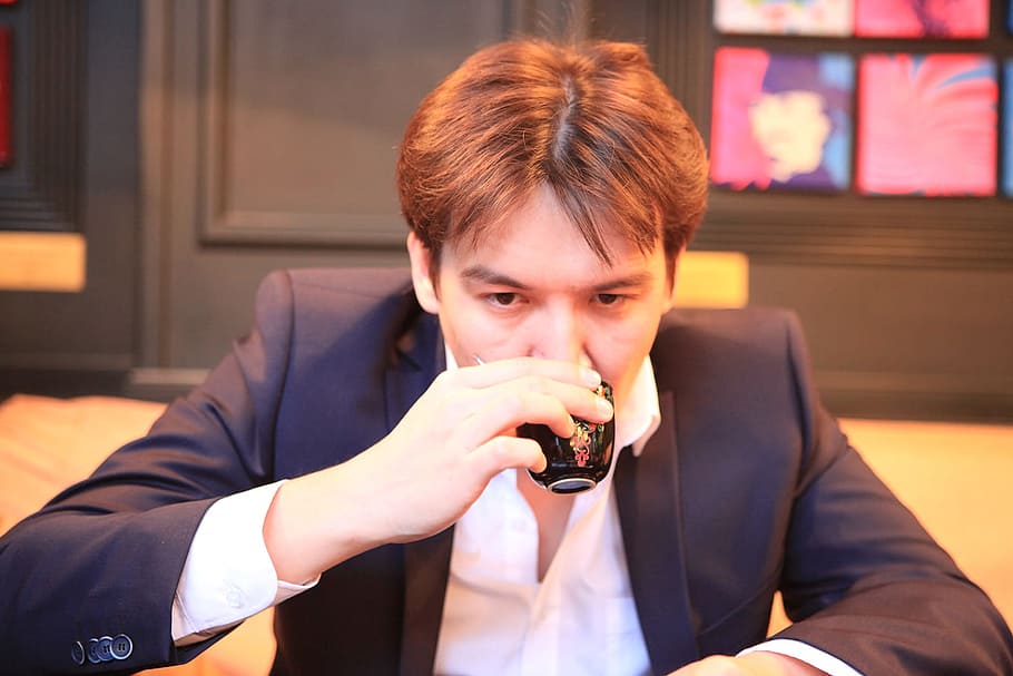 handsome, cafe, young, businesspeople, man, person, businessman HD wallpaper