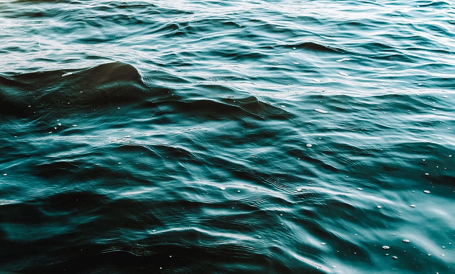 body of water, reflection, ripple, ocean, lake, sea, blue, summer HD wallpaper