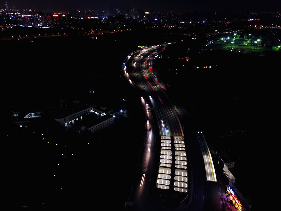 china, guangzhou, architecture, city, night, built structure HD wallpaper