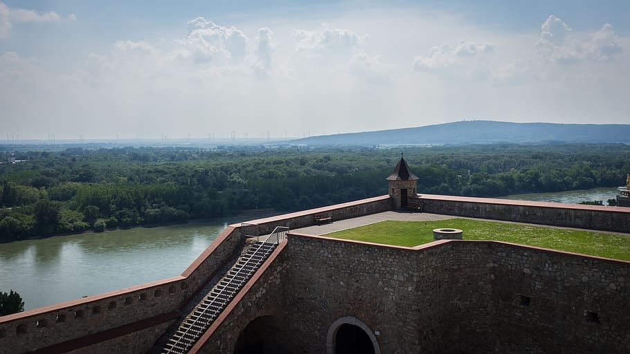 slovakia, bratislava, sky, water, built structure, architecture HD wallpaper