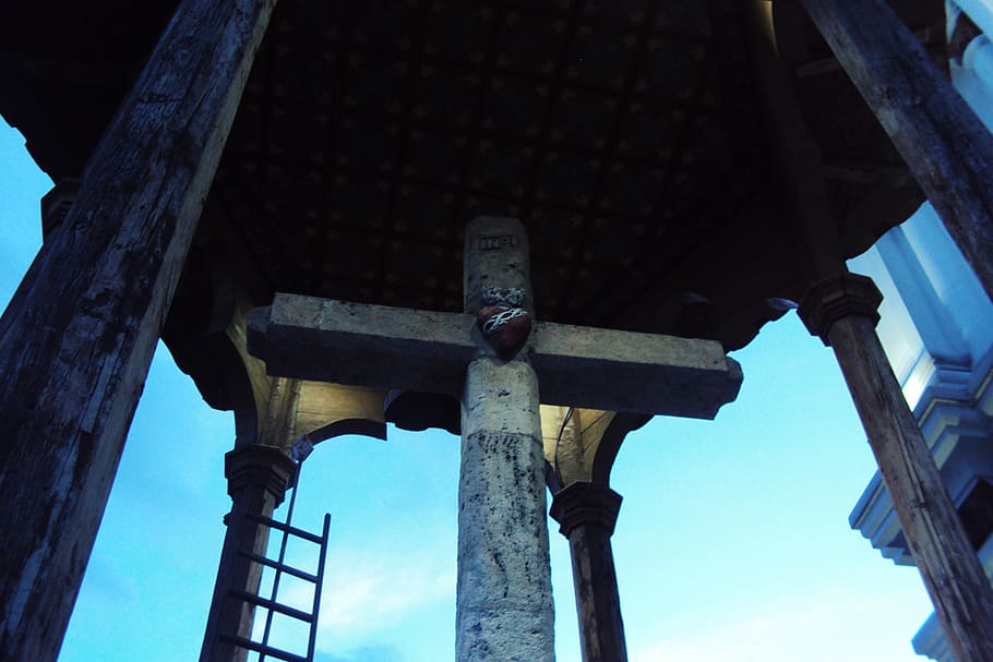 cuenca, ecuador, church, cross, religion, catholic, low angle view HD wallpaper