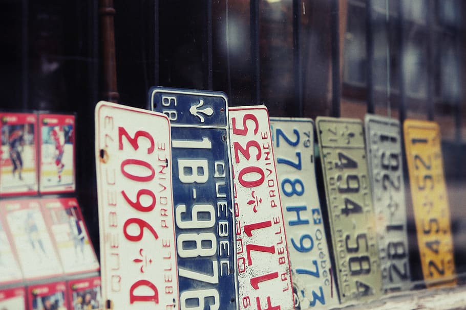 license plates, text, no people, number, close-up, communication HD wallpaper