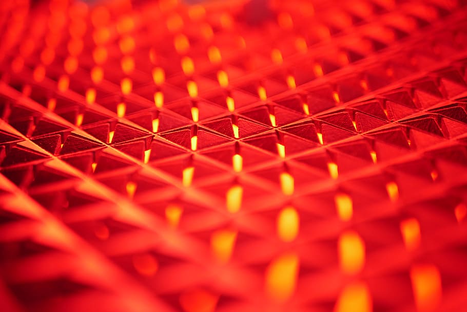 macro, structure, steel, red, audi, glow, backgrounds, full frame HD wallpaper