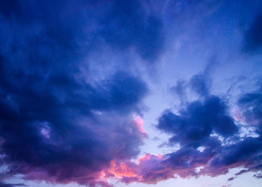 blue sky, cloud - sky, cloudscape, dramatic sky, scenics - nature HD wallpaper