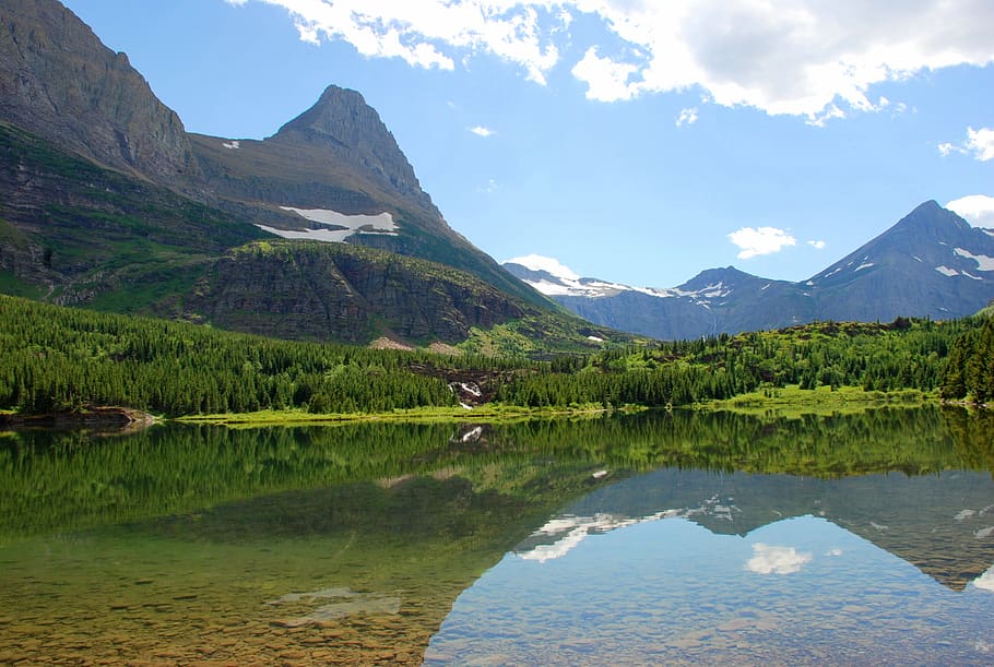 Mountain время. Красивые фото национальный парк Глейшер. Area photo.