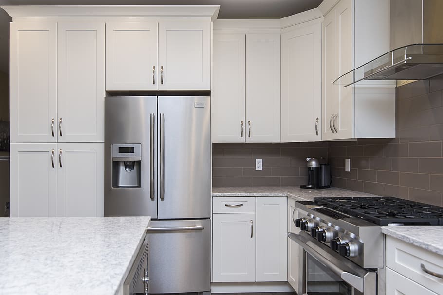 kitchen area, domestic kitchen, home, domestic room, appliance, HD wallpaper