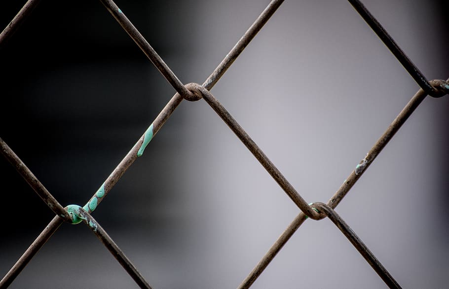 greece, closeup, iron, macro, blur, outdoor, fench, metal, no people HD wallpaper