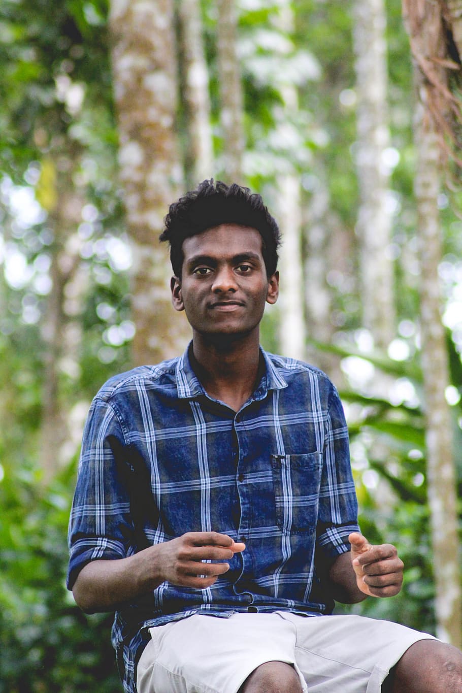india, kerala, woods, photoshoot, colour, person, trees, forest HD wallpaper