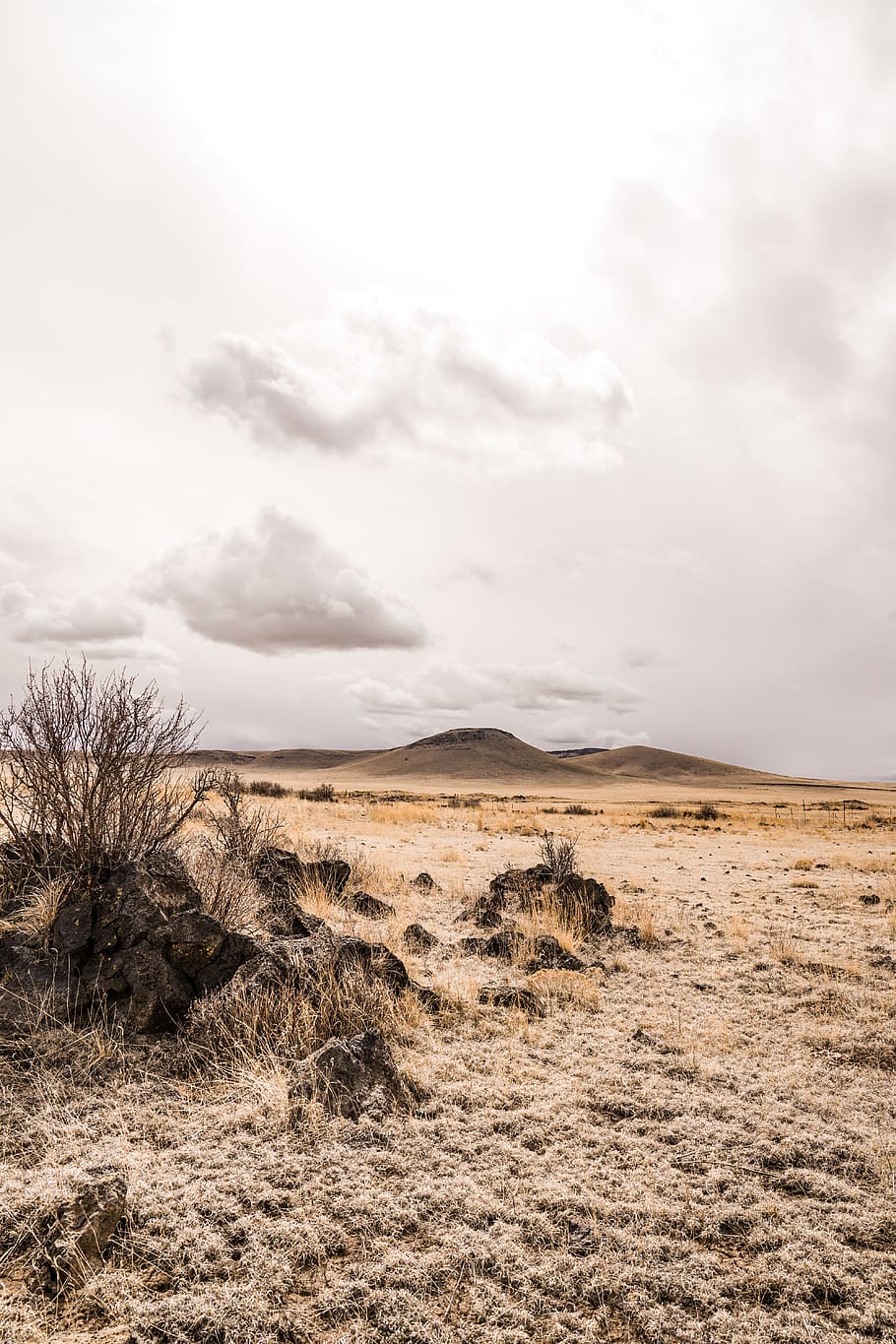 brown desert, cloud - sky, environment, landscape, scenics - nature HD wallpaper