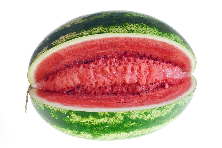 watermelon, slice, isolated, dessert, white, dietfood, sweetfood HD wallpaper