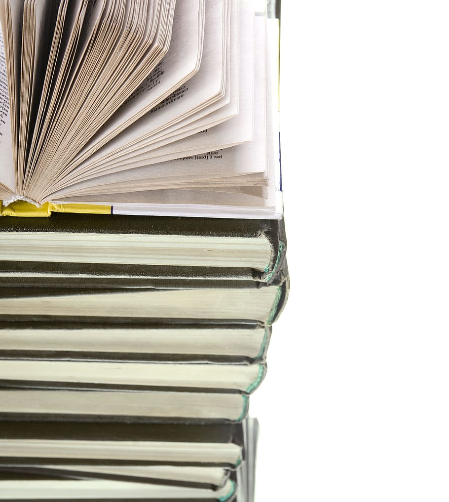 book, education, guidebook, heap, information, isolated, knowledge HD wallpaper