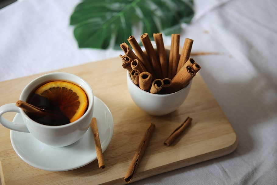Lemon Tea Served On Teacup, beverage, caffeine, cinnamon, cinnamon sticks HD wallpaper